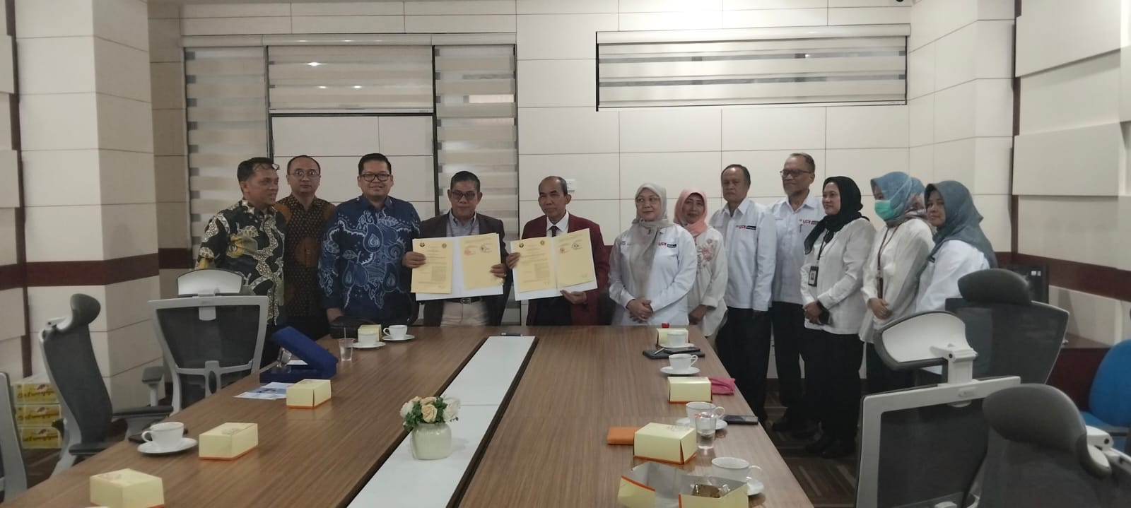 Penandatanganan PKS SPs UPI dengan Universitas PGRI Silampari
